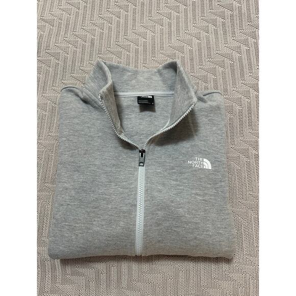The North Face gray full zip sweatshirt jacket size M - Picture 1 of 7